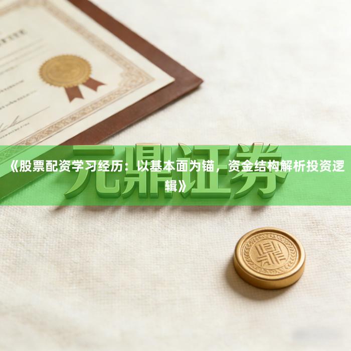 《股票配资学习经历：以基本面为锚，资金结构解析投资逻辑》