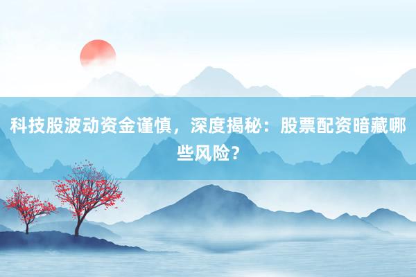 科技股波动资金谨慎，深度揭秘：股票配资暗藏哪些风险？