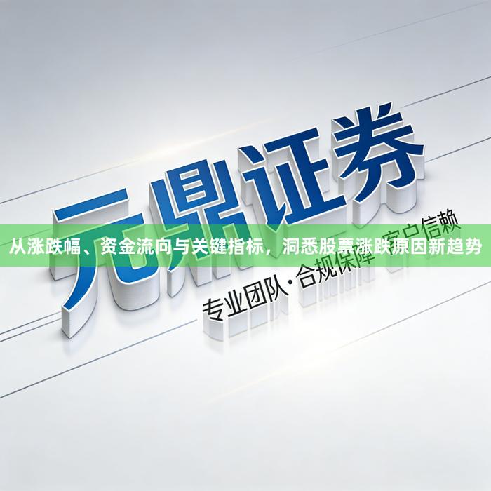 从涨跌幅、资金流向与关键指标，洞悉股票涨跌原因新趋势